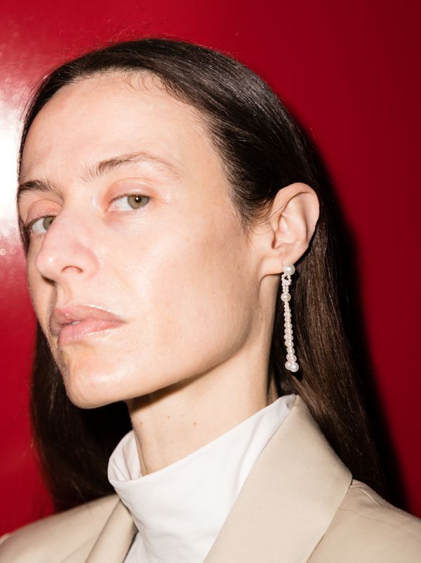 Browns Sophie Bille Brahe 14K Yellow Gold Opera Pearl Earrings | Browns Earrings