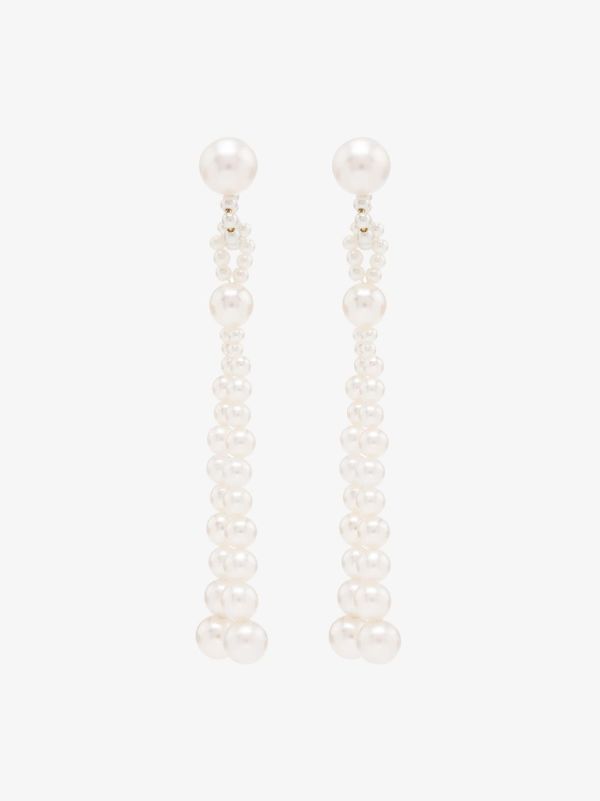 browns Sophie Bille Brahe 14K Yellow Gold Opera Pearl Earrings | Browns Earrings