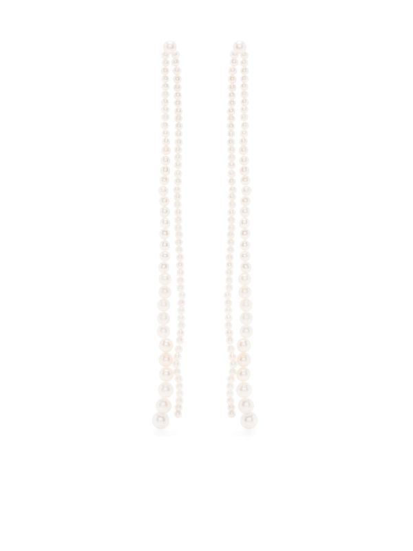browns Sophie Bille Brahe 14K Yellow Gold Promenade de Perles Pearl Earrings | Browns Fine Earrings