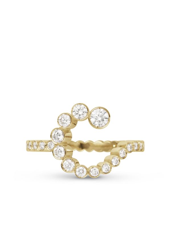 browns Sophie Bille Brahe 18K yellow gold Ensemble C diamond ring | Browns Fine Rings