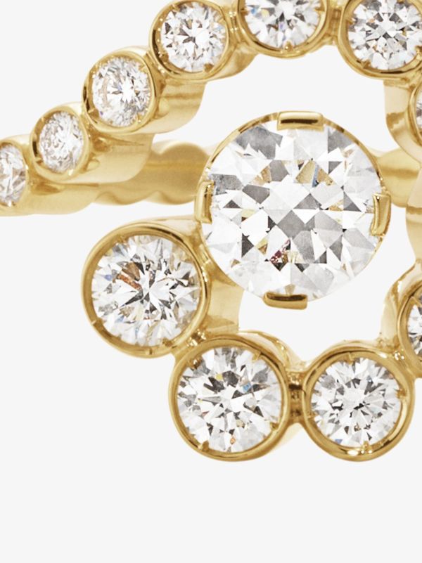 Browns Sophie Bille Brahe 18K Yellow Gold Escargot De Diamant Diamond Ring | Browns Fine Rings