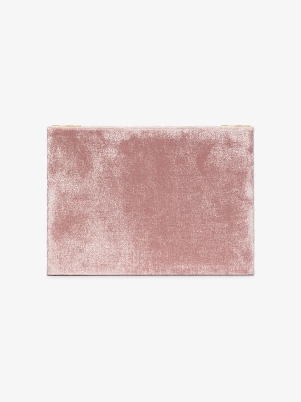 browns Sophie Bille Brahe Pink velvet jewellery box | Browns Travel Accessories