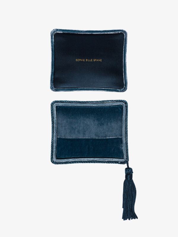 Browns Sophie Bille Brahe Tassel-trimmed Velvet Jewellery Case | Browns Travel Accessories