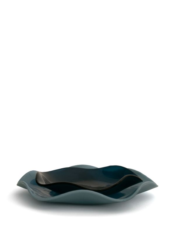 Browns Sophie Lou Jacobsen Curved Edge Glass Plate (19cm) | Browns Plates & Bowls
