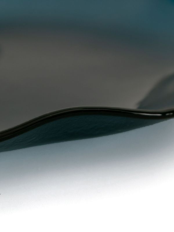 Browns Sophie Lou Jacobsen Curved Edge Glass Plate (19cm) | Browns Plates & Bowls