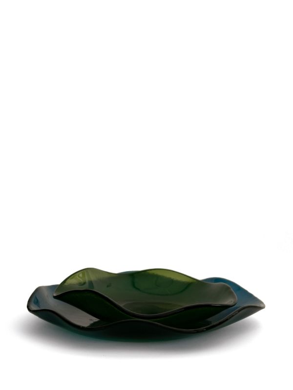 Browns Sophie Lou Jacobsen Curved Edge Glass Plate (24cm) | Browns Plates & Bowls