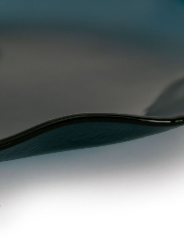 Browns Sophie Lou Jacobsen Curved Edge Glass Plate (24cm) | Browns Plates & Bowls
