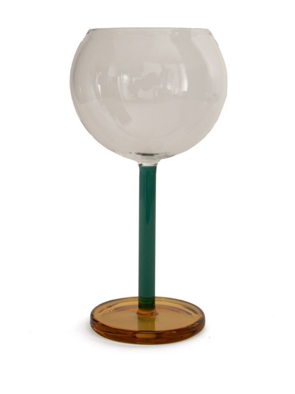 Browns Sophie Lou Jacobsen Green Orange And Pink Two-Piece Glass Set | Browns Glassware