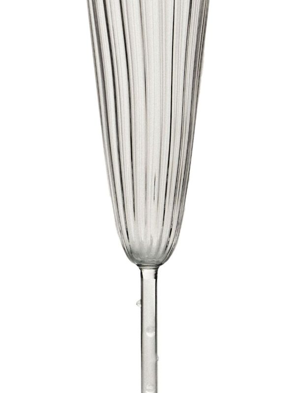 Browns Sophie Lou Jacobsen Ribbed Effect Set Of Four Champagne Glass | Browns Glassware