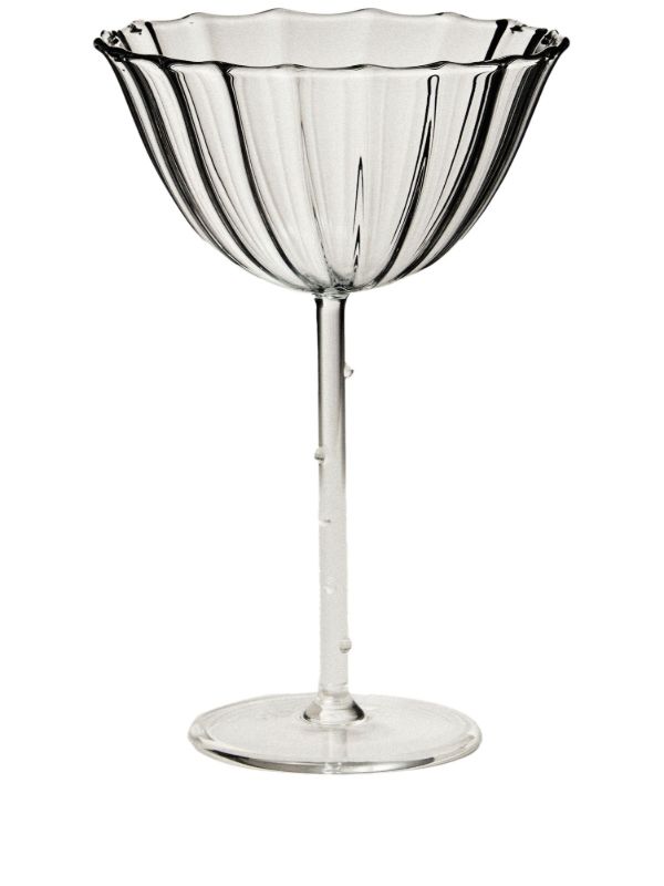 browns Sophie Lou Jacobsen Ribbed Effect Set of Four Glasses | Browns Glassware