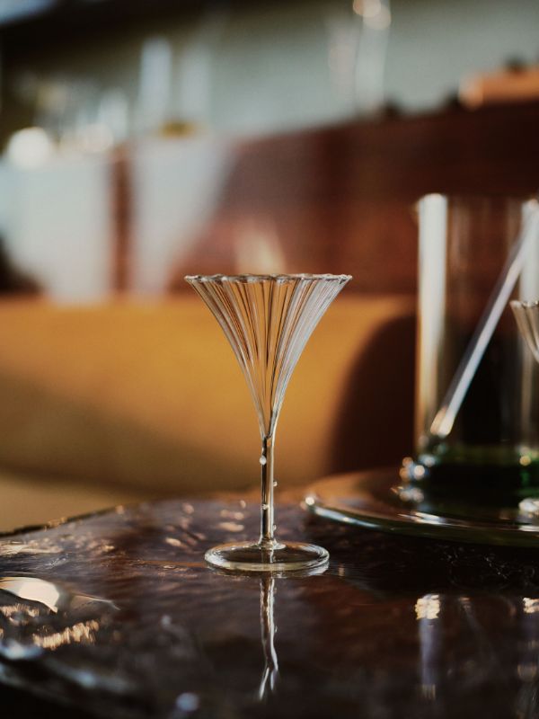 Browns Sophie Lou Jacobsen Scalloped Rim Glass Cocktail Glass | Browns Glassware