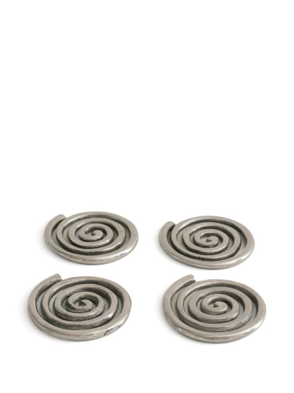 Browns Sophie Lou Jacobsen Spiral Coasters (set Of Four) | Browns Barware