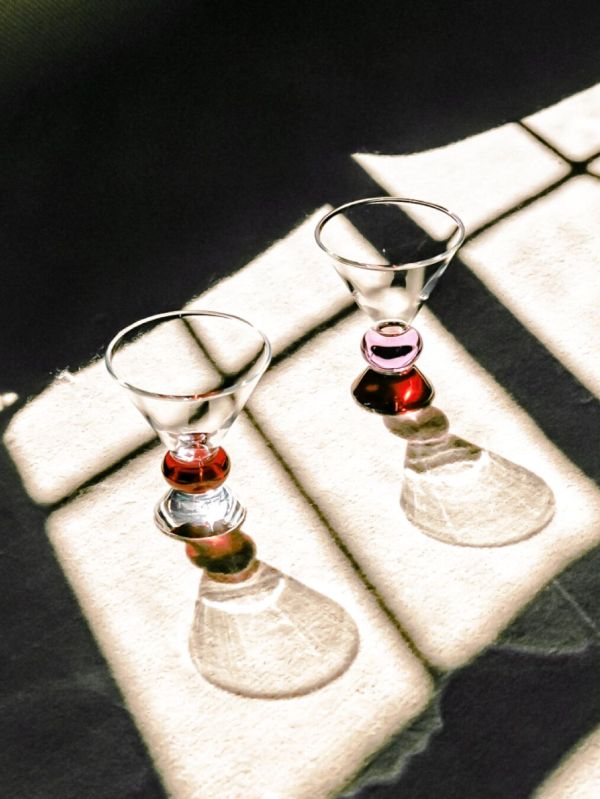 Browns Sophie Lou Jacobsen Totem Glasses (set Of Two) | Browns Glassware