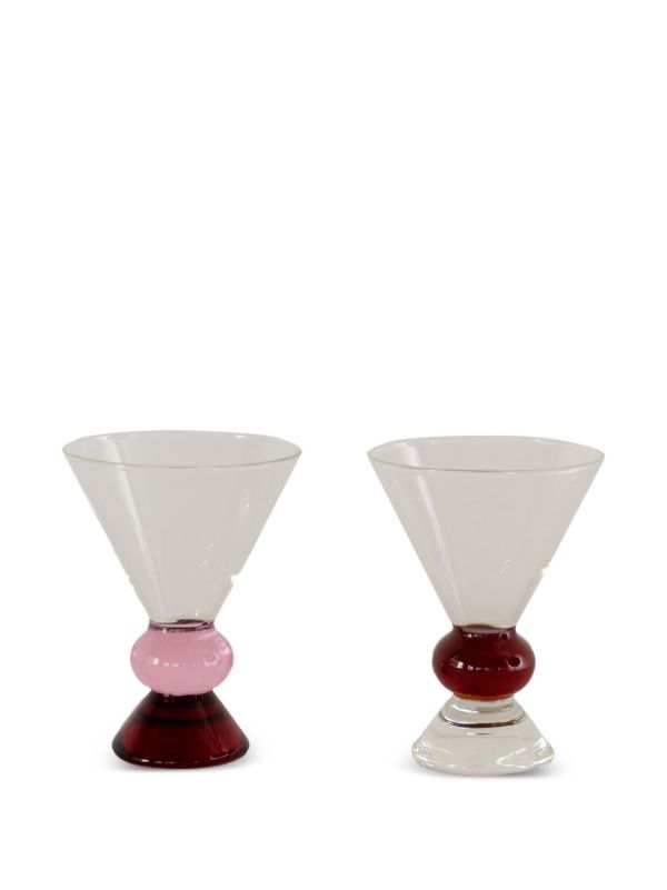 browns Sophie Lou Jacobsen Totem glasses (set of two) | Browns Glassware