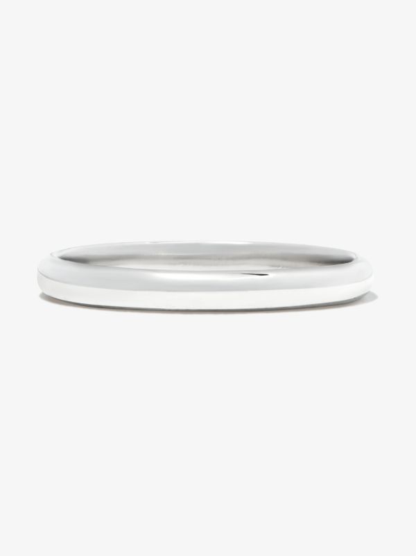 Browns Spinelli Kilcollin 18K White Gold Half Round Ring | Browns Rings