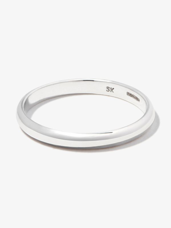 browns Spinelli Kilcollin 18K white gold Half Round ring | Browns Rings