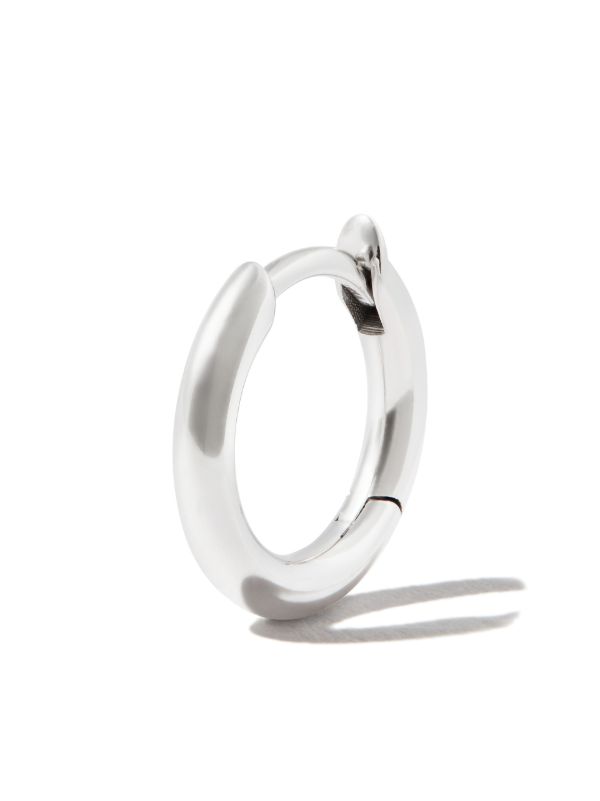 browns Spinelli Kilcollin 18K white gold Micro single hoop earring | Browns Earrings