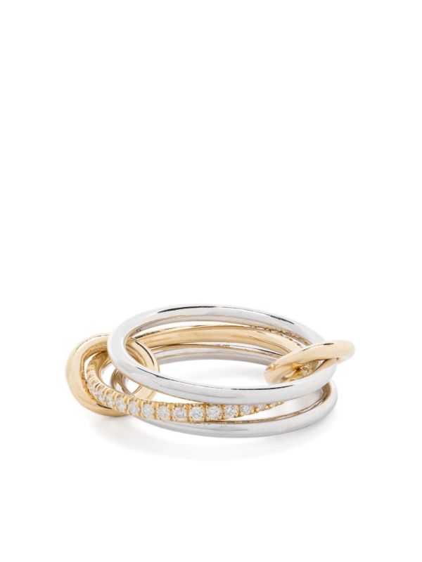 browns Spinelli Kilcollin 18K white gold Sonny diamond ring | Browns Fine Rings