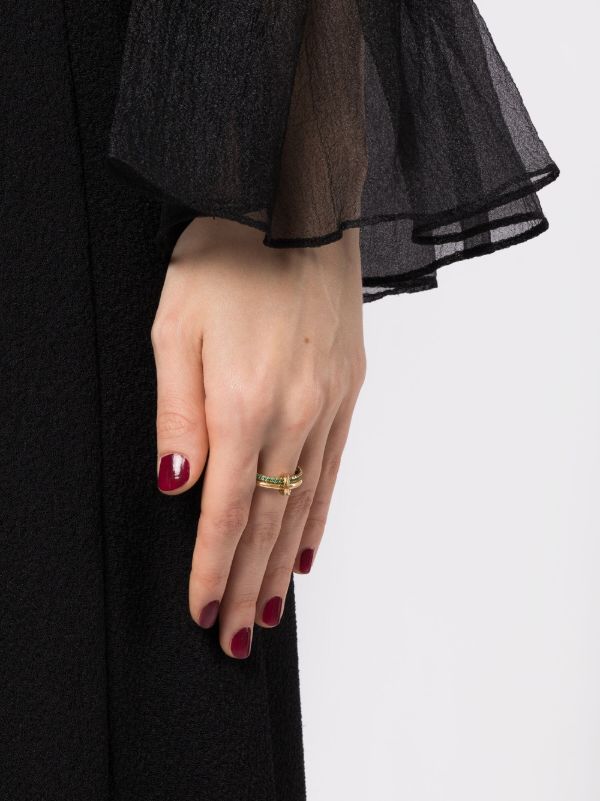 Browns Spinelli Kilcollin 18K Yellow Gold Ceres Emerald Ring | Browns Fine Rings