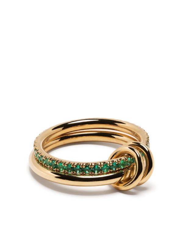 browns Spinelli Kilcollin 18K yellow gold Ceres emerald ring | Browns Fine Rings