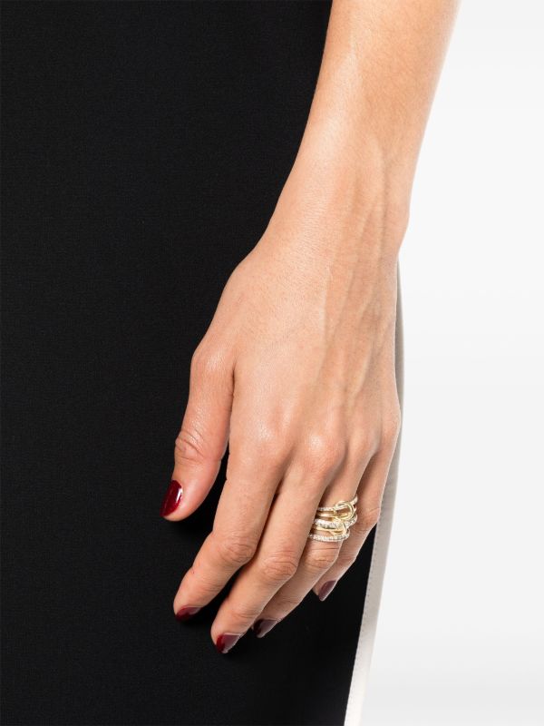 Browns Spinelli Kilcollin 18K Yellow Gold Leo Diamond Ring | Browns Fine Rings