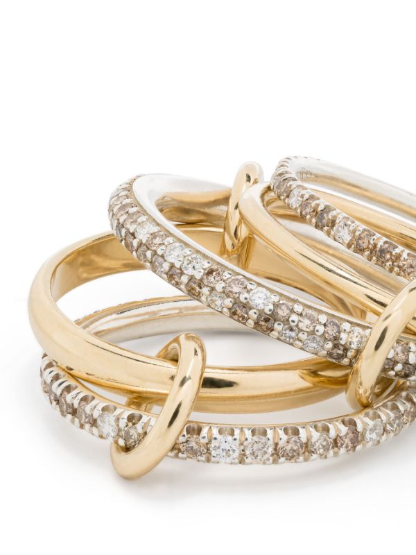 Browns Spinelli Kilcollin 18K Yellow Gold Leo Diamond Ring | Browns Fine Rings