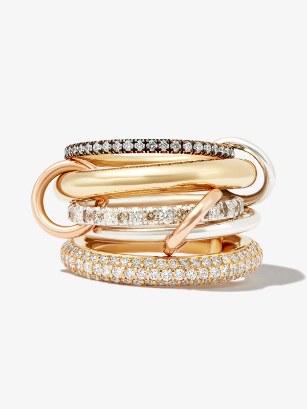 Browns Spinelli Kilcollin 18K Yellow Gold Nexus Diamond Ring | Browns Fine Rings