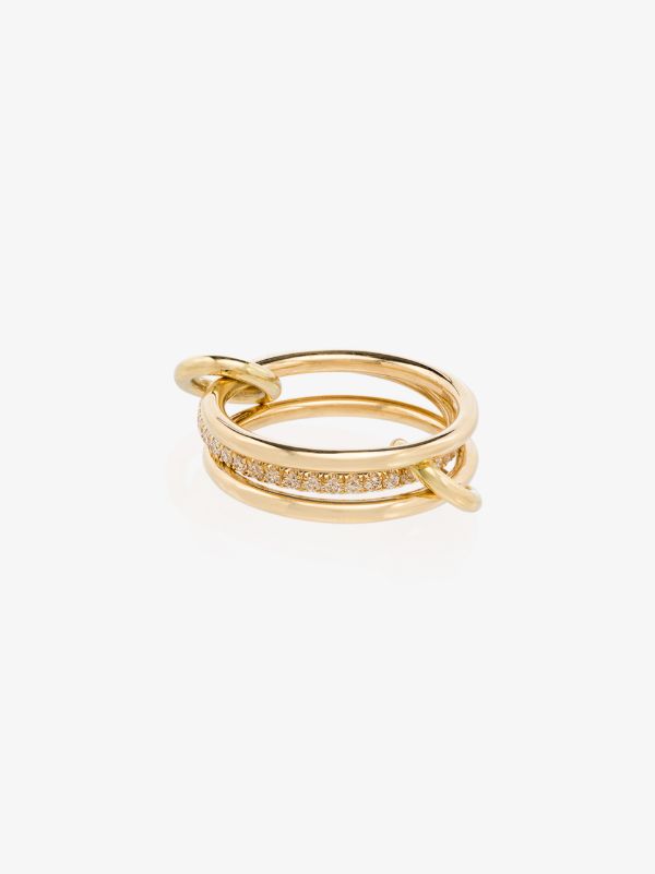 browns Spinelli Kilcollin 18K yellow gold Sonny diamond ring | Browns Fine Rings