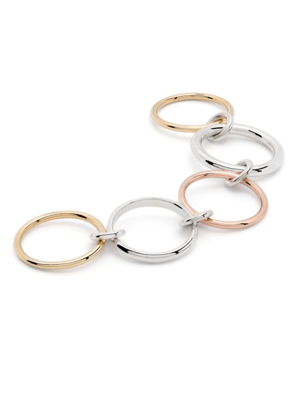 Browns Spinelli Kilcollin 18kt Yellow Gold And Sterling Silver Mila Mx Ring | Browns Fine Rings