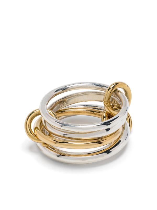 browns Spinelli Kilcollin 18kt Yellow Gold And Sterling Silver Hyacinth Rings | Browns Fine Rings