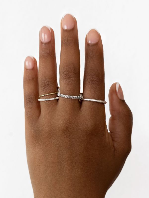 Browns Spinelli Kilcollin 18kt Yellow Gold Arla Diamond Ring | Browns Fine Rings
