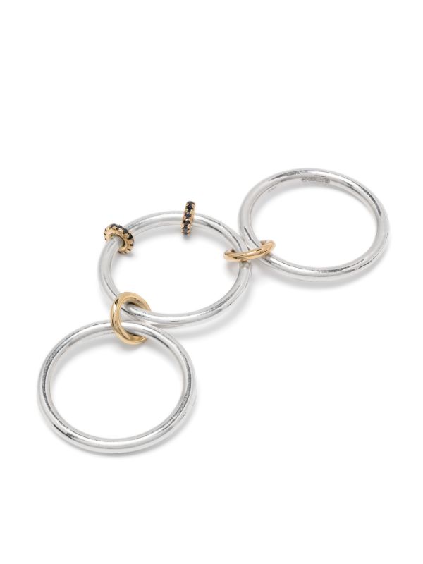 Browns Spinelli Kilcollin 18kt Yellow Gold Dion SG Noir Diamond Rings | Browns Rings