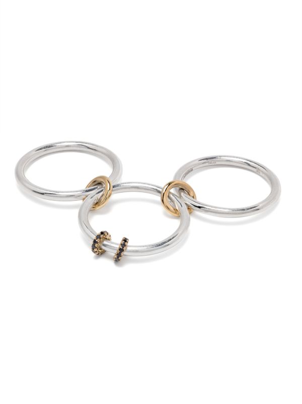 Browns Spinelli Kilcollin 18kt Yellow Gold Dion SG Noir Diamond Rings | Browns Rings