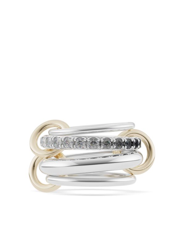 browns Spinelli Kilcollin 18kt yellow gold Janssen diamond ring | Browns Fine Rings