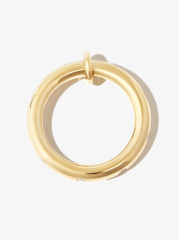 Browns Spinelli Kilcollin 18kt Yellow Gold Ovio Diamond Ring | Browns Rings