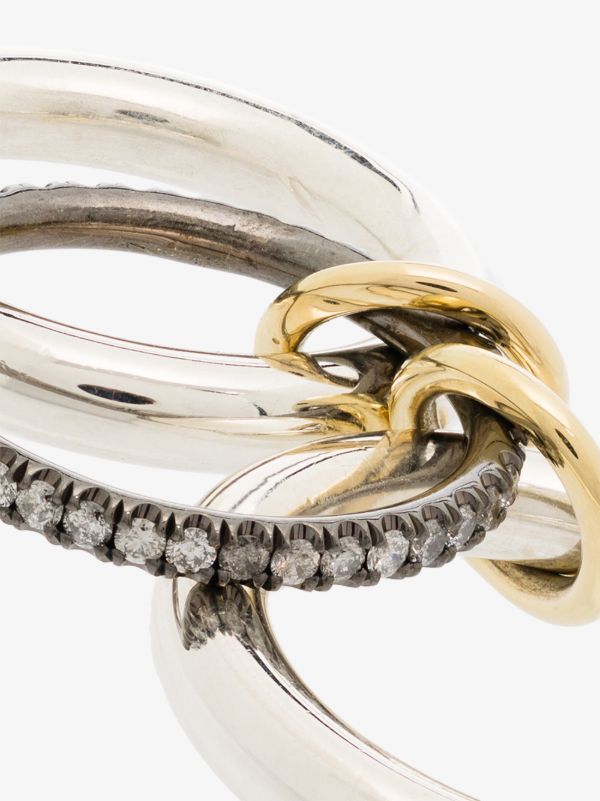 Browns Spinelli Kilcollin Sterling Silver Libra Diamond Ring | Browns Fine Rings