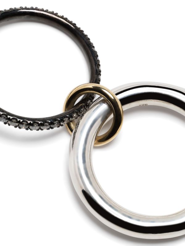 Browns Spinelli Kilcollin Sterling Silver Libra Diamond Ring | Browns Rings