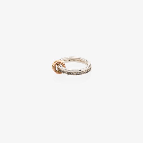browns Spinelli Kilcollin sterling silver Marigold diamond ring | Browns Fine Rings