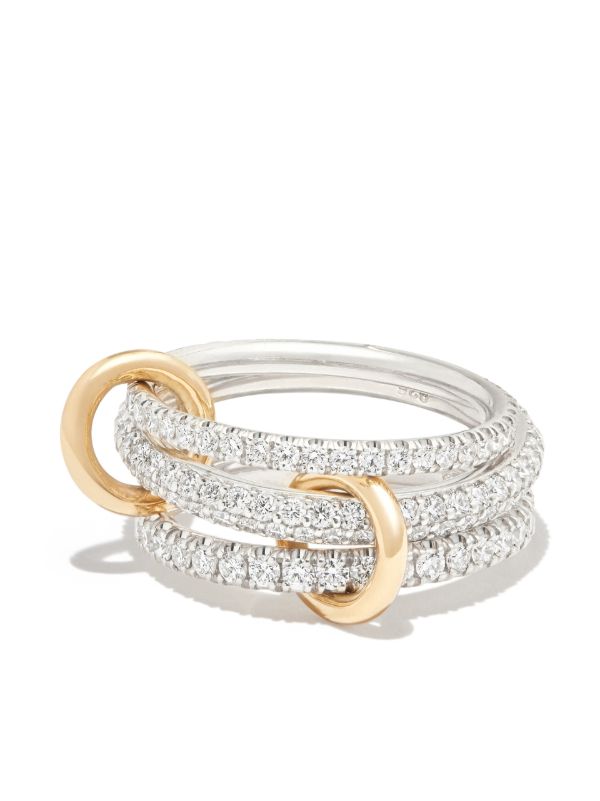 browns Spinelli Kilcollin sterling silver Nova diamond ring | Browns Fine Rings