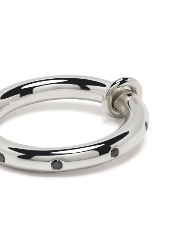 Browns Spinelli Kilcollin Sterling Silver Ovio Diamond Ring | Browns Rings