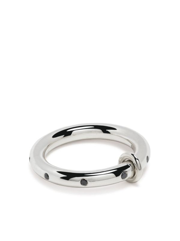 browns Spinelli Kilcollin sterling silver Ovio diamond ring | Browns Rings