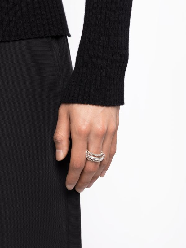 Browns Spinelli Kilcollin X HOORSENBUHS Sterling Silver Microdame Ring | Browns Rings