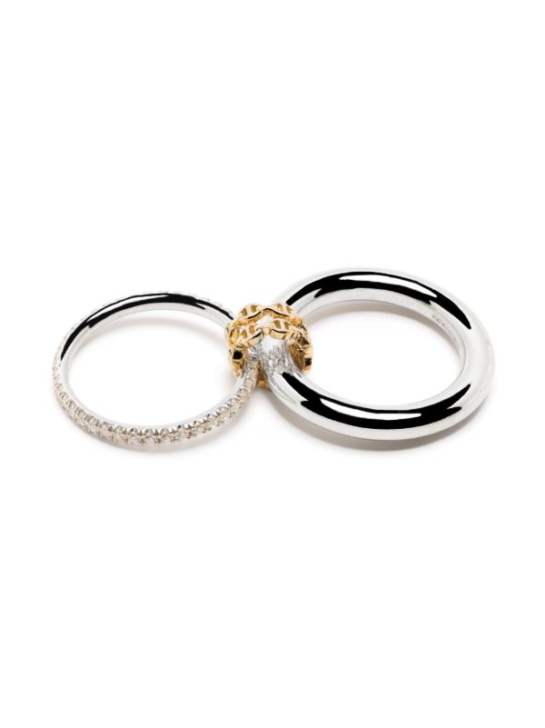 Browns Spinelli Kilcollin X Hoorsenbuhs Sterling Silver Virgo Diamond Ring | Browns Fine Rings