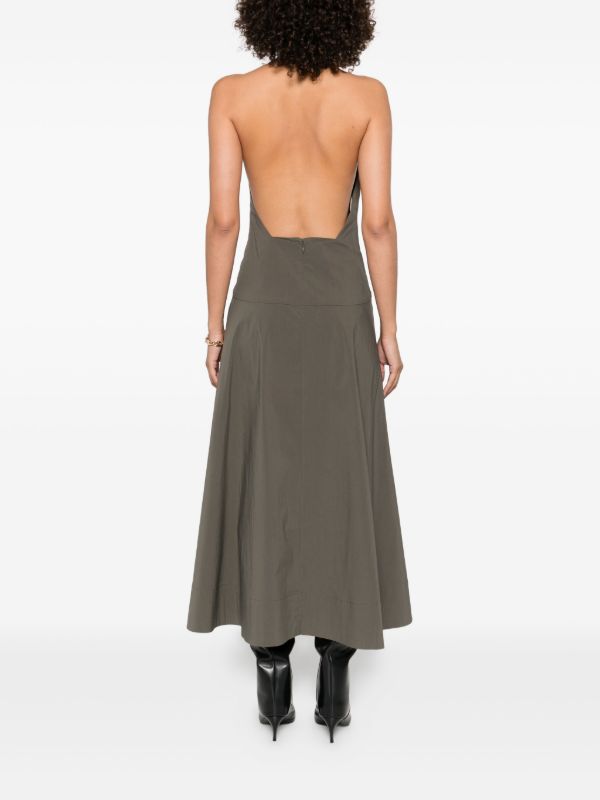 Browns St. Agni Halterneck Sleeveless Maxi Dress | Browns Day Dresses