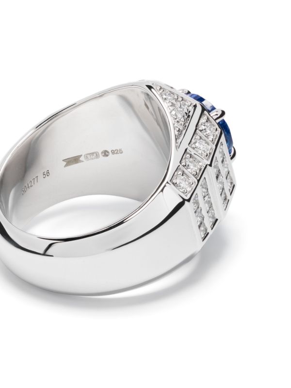 Browns STATEMENT PARIS Silver Meaningful Beauties #5 Tanzanite Diamond Ring | Browns Rings