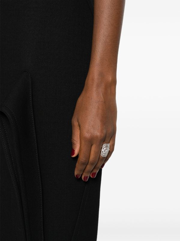 Browns STATEMENT PARIS Silver Ring My Way Diamond Ring | Browns Rings
