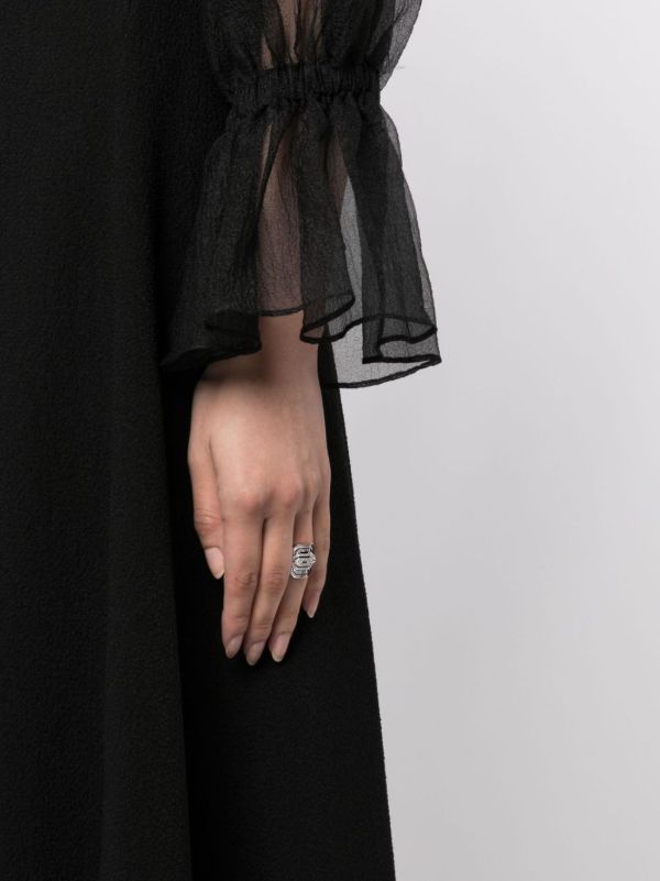 Browns STATEMENT PARIS Sterling Silver Mini My Way Diamond Ring | Browns Fine Rings