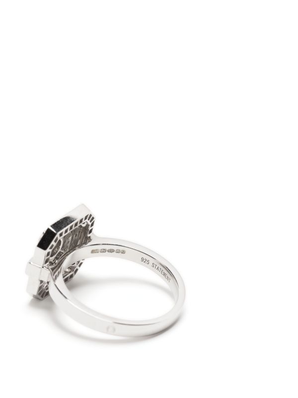Browns STATEMENT PARIS Sterling Silver Mini Skyway Diamond Ring | Browns Fine Rings