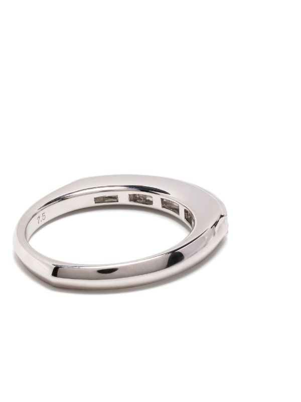Browns Stephen Webster 18K White Gold Baguette Stack Diamond Ring | Browns Fine Rings