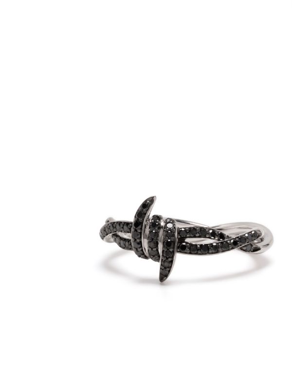Browns Stephen Webster 18K White Gold Forget Me Knot Diamond Ring | Browns Fine Rings